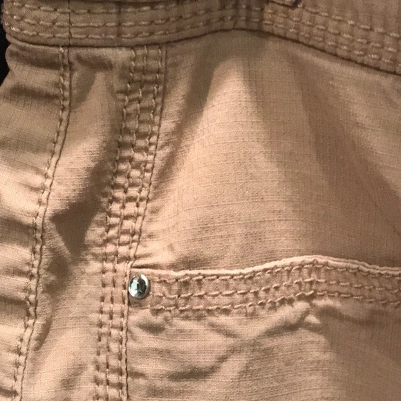 Chicos tan cargo pants. size .05.  96% cotton - Picture 3 of 7